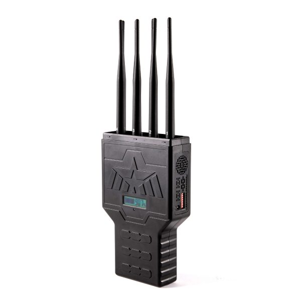 Powerful 8 Antennas Handheld 5G 4G WIFI GPS Jammer Radius up to 40 meters (24W) - Image 2