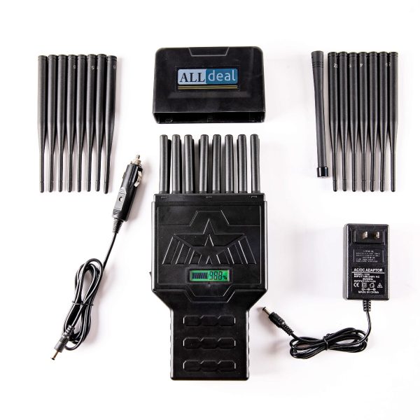 Handheld 16 Bands All-in-one 5G 5Ghz 3G 4G LTE GPS RC WIFI LOJACK UHF Jammer up to 20m - Image 10