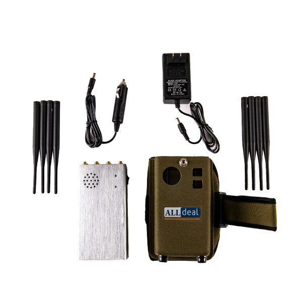 8 Bands Handheld GPS WIFI 5G Cell phone Jammer radius up to 20 meters,8000mAh (8W) - Image 6