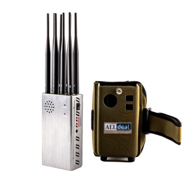 8 Bands Handheld GPS WIFI 5G Cell phone Jammer radius up to 20 meters,8000mAh (8W) - Image 2