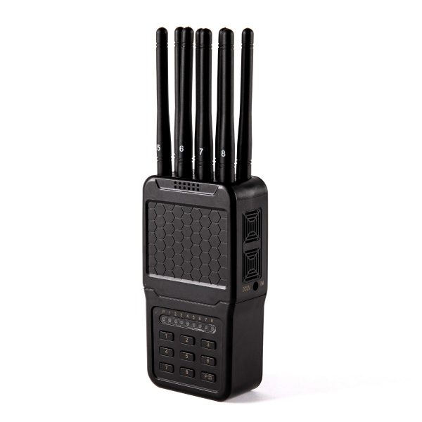 8 Antenas Handheld 5G GPS Jammer of ABS shell with Excellent Cooling Systerm,radius up to 15 meters,4700mAh (5.6W) - Image 4