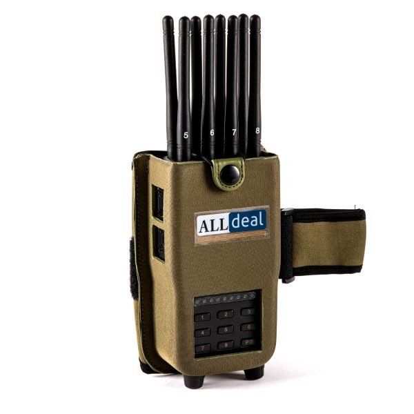 8 Antenas Handheld 5G GPS Jammer of ABS shell with Excellent Cooling Systerm,radius up to 15 meters,4700mAh (5.6W) - Image 2