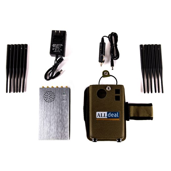 ALLDEAL 12 Antennas Portable 5G LTE Cell Jammer 5.8G Wi-Fi Scrambler,Radius up to 20m ,12000mAh (12W) - Image 10