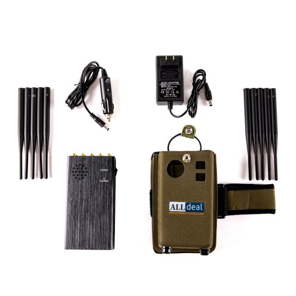 The Latest 10 Antennas Portable 5G LOJACK GPS Jammer,Radius up to 15m ,8000mAh (10W) - Image 10