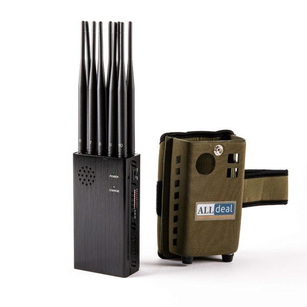 The Latest 10 Antennas Portable 5G LOJACK GPS Jammer,Radius up to 15m ,8000mAh (10W) - Image 4