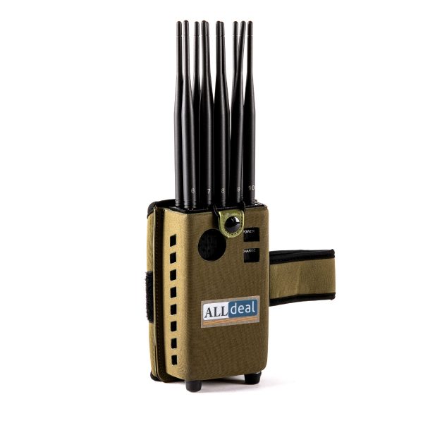 The Latest 10 Antennas Portable 5G LOJACK GPS Jammer,Radius up to 15m ,8000mAh (10W) - Image 2