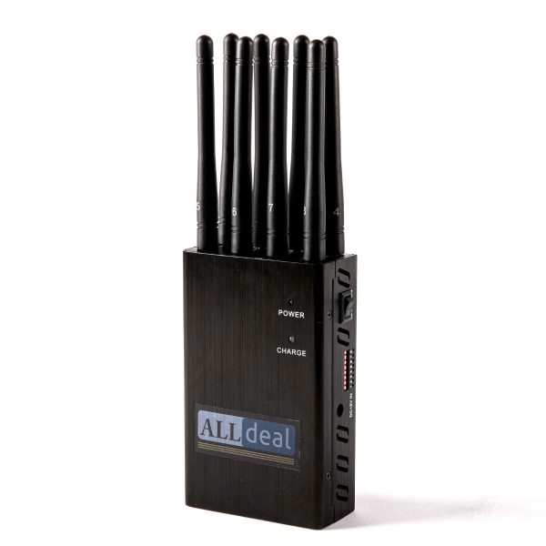 ALLDEAL 8 Bands 5G LTE GPS L1 Jammer Up to 10M