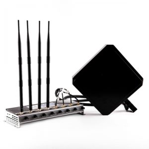 New Powerful 8 Bands Anti UAV Drone Jammer 50W Output Power Radius up to 300m
