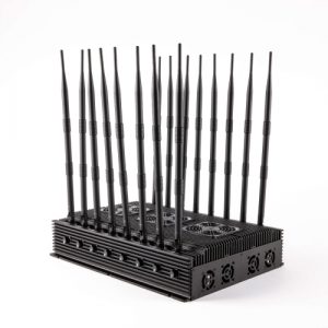 The New Launch 16 bands all in one 5G 4G WIFI 5G DRONE GPS LOJACK UHF VHF Signal Jammer with advance cooling system, Range upto 100