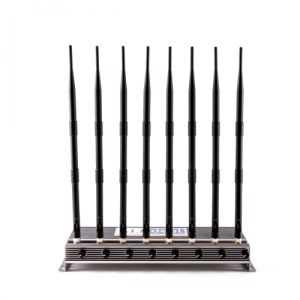 New Powerful 5G 4G WIFI Jammer with 8 Antennas Adjustable 70W output power Radius up to 80m
